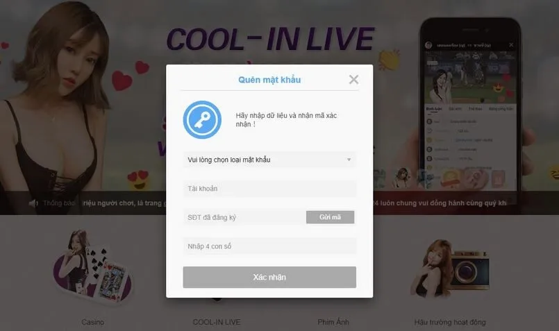 Quên mật khẩu Kubet và cách khắc phục nhanh chóng, đơn giản 3 Lấy lại mật khẩu tài khoản nhà cái Kubet